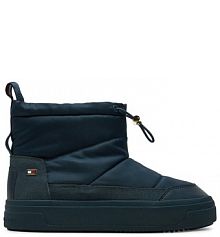 Śniegowce Tommy Hilfiger granatowe damskie 