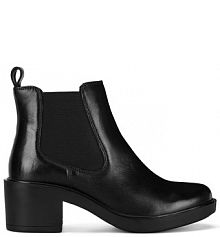 Botki na słupku Lasocki czarne 