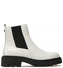 Botki Caprice białe damskie 