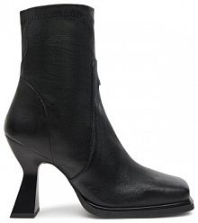 Botki na słupku Patrizia Pepe czarne 