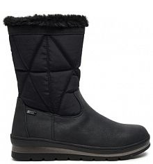 Botki Caprice czarne damskie 