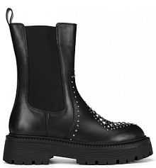 Botki Eva Minge czarne damskie 