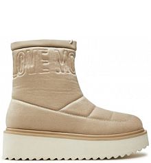 Botki LOVE MOSCHINO beżowe damskie 