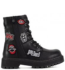 Trzewiki DeeZee czarne dziecięce 