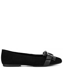 Baleriny Sergio Bardi czarne damskie 