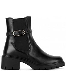 Botki na słupku Lasocki czarne 