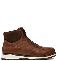 Trzewiki Tommy Hilfiger brązowe męskie 