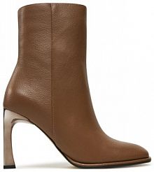 Botki na szpilce MICHAEL Michael Kors brązowe 