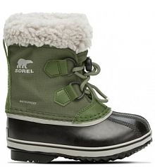 Śniegowce Sorel zielone dziecięce 