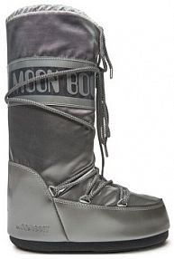 Śniegowce Moon Boot srebrne damskie 