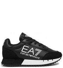 Sneakersy EA7 Emporio Armani czarne dziecięce 