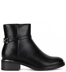 Botki na słupku Clara Barson czarne 