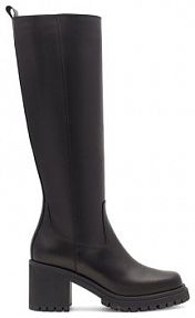 Kozaki na obcasie Badura czarne 