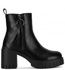 Botki na słupku Jenny Fairy czarne 