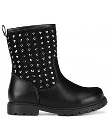 Botki Nelli Blu czarne dziecięce 