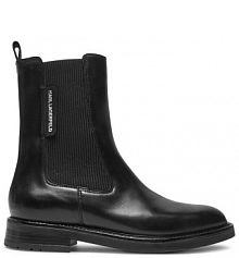 Botki KARL LAGERFELD czarne damskie 