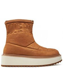 Botki LOVE MOSCHINO brązowe damskie 