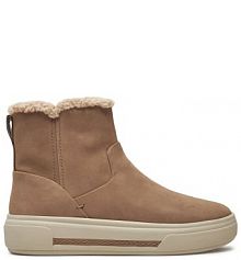 Botki Clarks beżowe damskie 