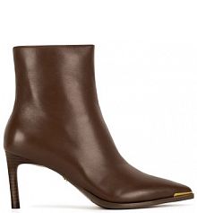 Botki na szpilce GINO ROSSI brązowe 