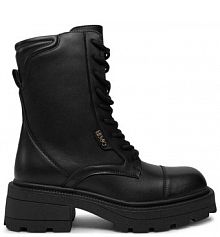 Botki na słupku Liu Jo czarne 