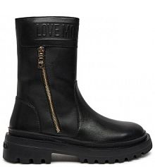 Botki LOVE MOSCHINO czarne damskie 