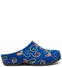 Kapcie Berkemann niebieskie damskie 