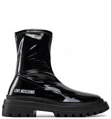 Botki LOVE MOSCHINO czarne damskie 