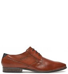 Półbuty wizytowe Bugatti brązowe męskie 