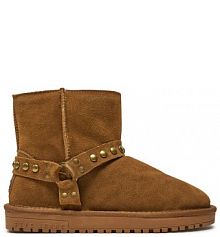 Śniegowce Pepe Jeans brązowe damskie 