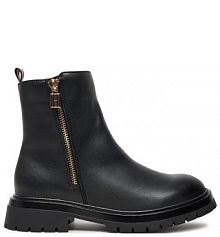 Botki Tommy Hilfiger czarne dziecięce 