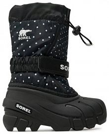 Śniegowce Sorel czarne dziecięce 