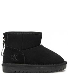 Śniegowce Calvin Klein Jeans czarne dziecięce 