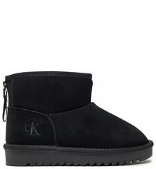 Śniegowce Calvin Klein Jeans czarne dziecięce 