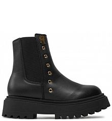 Botki Tommy Hilfiger czarne dziecięce 