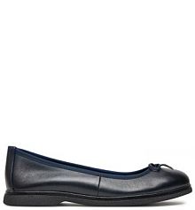 Baleriny Marco Tozzi granatowe damskie 