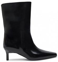 Botki na szpilce Calvin Klein czarne 