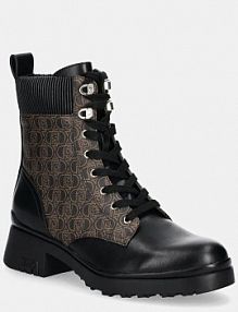 Botki na słupku Liu Jo  brązowe SF4141EX126S1033