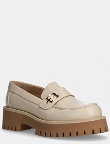 Mokasyny Baldinini  beżowe damskie D5B070P1VITE.9012