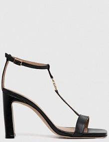 Sandały na słupku Boss  czarne 50516203.001