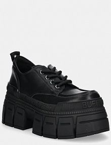 Półbuty sznurowane Buffalo  czarne damskie 1622349.BLK