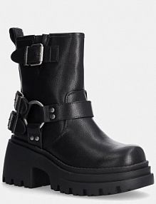 Botki Buffalo  czarne damskie 1220067.BLK