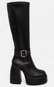 Kozaki Buffalo  czarne damskie 1220060.BLK