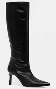 Kozaki Calvin Klein  czarne damskie HW0HW02162