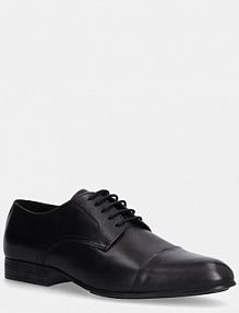 Półbuty sznurowane Calvin Klein  czarne męskie HM0HM01540