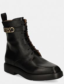 Botki Emporio Armani  czarne damskie EW000423.AF11991.UC001