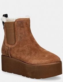 Sztyblety Guess  brązowe damskie FLFJL2.LEA10.BROWN