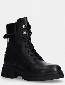 Workery Tommy Hilfiger  czarne damskie FW0FW08167