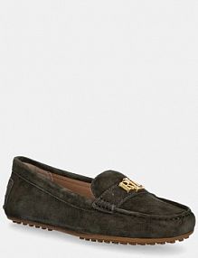 Mokasyny Lauren Ralph Lauren  zielone damskie 802821629024.301