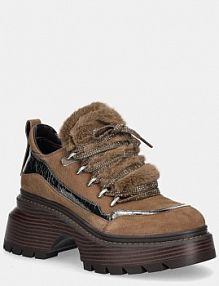 Botki MICHAEL Michael Kors  brązowe damskie 40F4SSFE8L.229