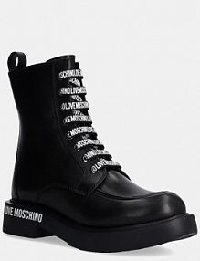 Workery Love Moschino  czarne damskie JA24214G0LIA0000